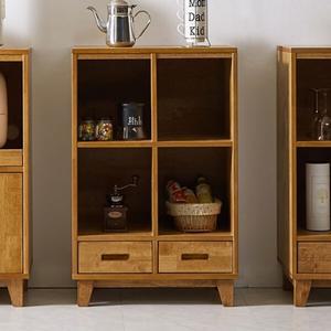 멜리스 고무나무원목 600 멀티수납장