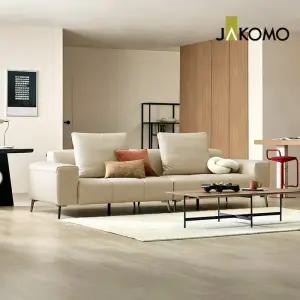 프라운 4인 천연면피 소가죽 소파+쿠션2개