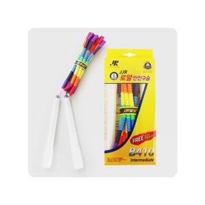 로얄 안전구슬 줄넘기 B410 무지개 레인보우구슬 구 JJR줄넘기