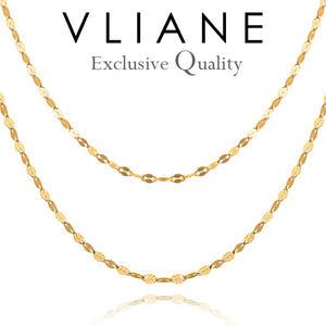 [VLIANE 브리앙] 18K 슬라이스 링크체인 목걸이