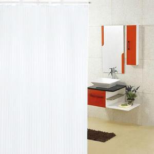 [BZJKPLIT_4B]스트라이프 샤워 커튼(화이트) 욕조샤워커튼