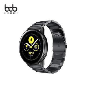 갤럭시워치7 6 5 4 액티브 원터치 메탈릭 밴드 스트랩