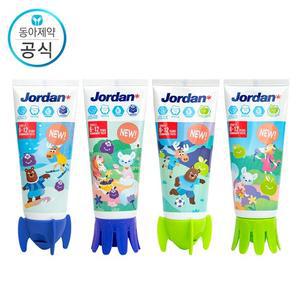 조르단 어린이치약 뉴스텝 2단계 90g 3개 (패키지랜덤)