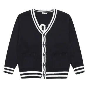 [보리보리/소이]남아 라인 배색 니트 가디건 23S5001_NY