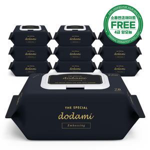 도담이 더스페셜 70g 엠보싱 아기물티슈 캡형 70매 10팩