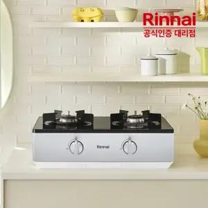 [전국설치] 린나이 2구 가스레인지 RTR-642BJ 과열방지