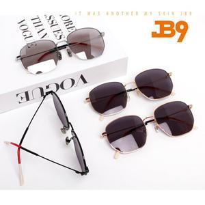 JB9 ST503 선글라스 4컬러 사각 메탈테 블랙렌즈 미러렌즈 자외선차단 남녀공용 스타 제이비나인