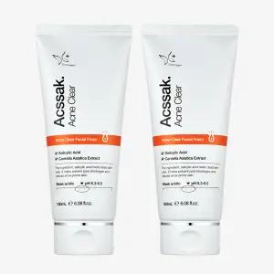 더마겐 아크싹 폼클렌징 180mL 2개 여드름 완화 기능성