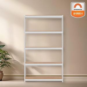 스피드랙 다용도 수납선반 900x600x2100 5단 무볼트 철제앵글선반