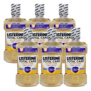 리스테린 토탈케어 검케어 마일드 750ml 6개 / 가글 구강청결제