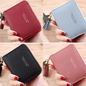 여자 직장인 회사원 명함 교통 카드 동전 지갑 코디-WF69EB3