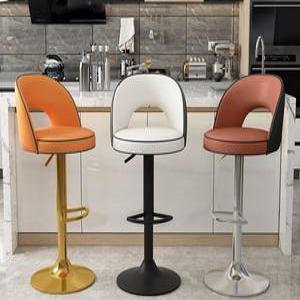 퍼니처컴 바텐 가죽 바의자 클래식 홈바 체어 의자 높은