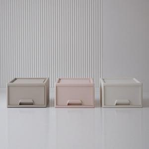 [리빙숲]1+1 온도 플라스틱 서랍장 1단 대형 /수납장/수납정리함/틈새서랍장