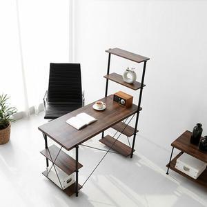 데스크 H형 책상+책장 MK36704