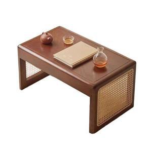 라탄 티테이블 좌식 소파 미니 테이블 원탁 낮은 원목 원형 우드