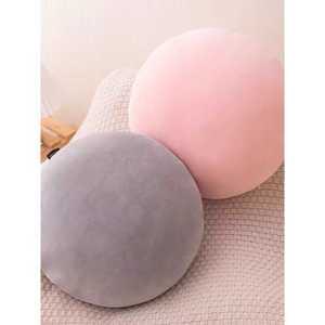 말랑푹신 모찌 쿠션 부드러운 베게 허리 쿨링 동그란 탱탱한