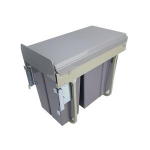 인출식 쓰레기통 싱크대 재활용 흰색 300캐비닛 단일 빌트인 휴지통 주방 서랍 오픈도어