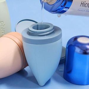 고품질 휴대용튜브 실리콘 원터치 튜브 60ml 샴푸공병 여행용화장품용기 여행용품 공용기 (WFHV9SY)