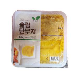 (무)(면)세미로 단무지(실온 반달채 2.6kg)X2개