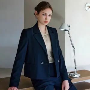 [하프클럽/S쏠레지아]에스쏠레지아 세미 더블 숏 자켓 SOO2WJK020