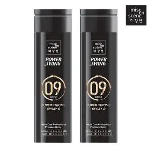 미쟝센 파워스윙 슈퍼스트롱 스프레이9 200ML 2입