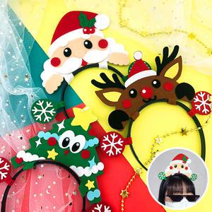 크리스마스 펠트 머리띠 만들기-옵션