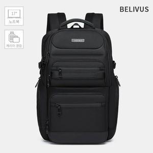 남자 백팩 17인치 노트북 수납 캐리어 결합 직장인 출장 가방 BSZ558