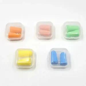 컬러 소음방지 귀마개 보관케이스 작업용