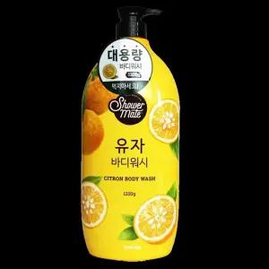 (1.2kg) 샤워메이트 내추럴 유자 바디워시/바디클렌져/전신/퍼퓸/젤타입/보습/샤워젤/목욕탕/사우나/케어