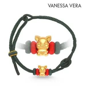 바네사베라 24K 순금 복 돼지 참팔찌