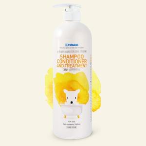 반려견 모발관리용 3in1 샴푸린스 겸용 1000ml