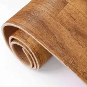 거실롤매트 바닥 냉기 차단 단열 갈색 우드 마루 장판