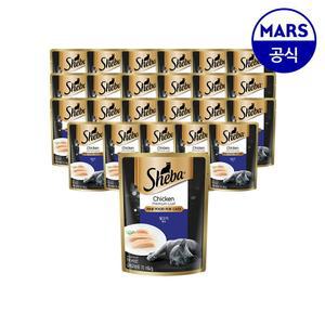 간식 파우치 닭고기 무스 70g 24개