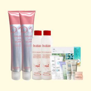 (new) 아모스 잇츠글로우 염색약 2개 (산화제O) 9SB 샌드브라운 + 랜덤1 균일한염색