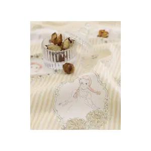 패션스타트 빨간머리앤 원단 코튼린넨 앤틱아르누보 베이지