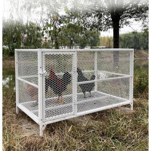 야외 닭장 조립식 원목 이동식 이중 조립식양계장 번식 터널 케이블