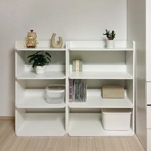 그레텔 루베르 4단 대용량 수납장 와이드 넓은 책장