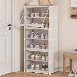 현관앞 신발 잡화 정리 선반 도어형 신발장 7단 도어형신발장 현관신발장