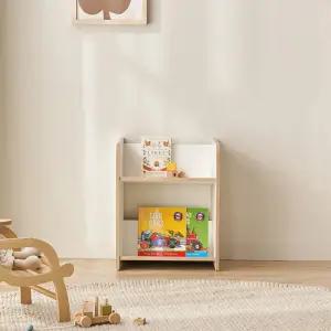 [단독첫행사판매]키디즈 400 2단 책장 E0등급 어린이 책꽂이