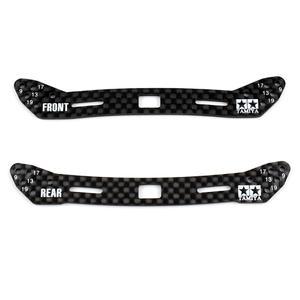 2mm 탄소 섬유 스테이 95284/95285/95641/95642 Tamiya Mini 4WD 자동차 DIY 용 40th 전면 후면 플레이트 수도꼭지 Pteris 부품