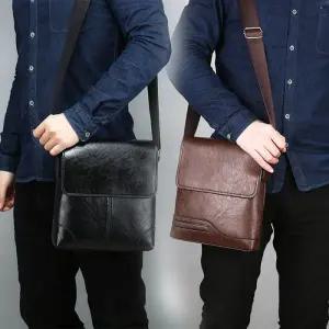 숄더백 3종 페이크레더 크로스백 남자 가방 외출용 핸드백 소 가죽 남성용