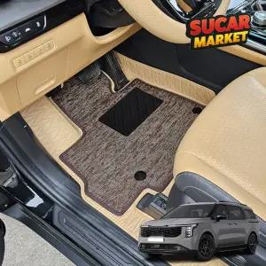 슈카마켓 2025 더뉴 카니발 4세대 페이스리프트 리노 가죽 매트 뉴 코일 모노륨 장판효과 7인승 9인승