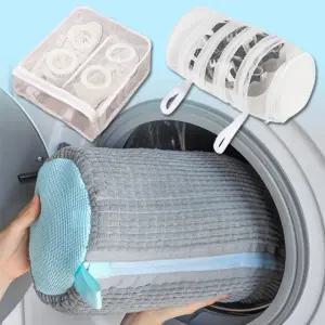 운동화 세탁망 극세사 빨래 망 신발 브래지어 주머니 매쉬 분리형 브라 속옷 세탁기 대형