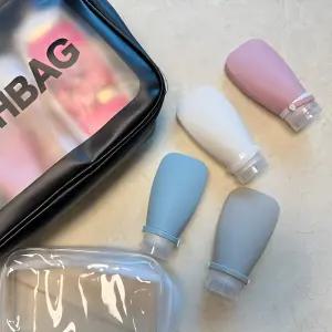 튜브형 실리콘공병 여행용 수영장 화장품 샴푸 소분 용기 세트