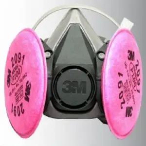 3M 방독마스크 6200+2091 방진 세트