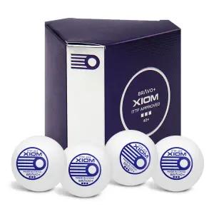 엑시옴 브라보 플러스 ITTF 탁구공 6개입 ABS 40+ 하드볼 프리미엄 경기용 탁구공