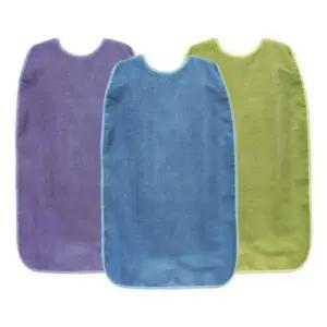 수건형 간병 앞치마 환자용 위생 침받이 노인용 찍찍이 어르신 용품 턱받이 방수 요양