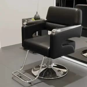 이발소 복고풍 의자 레트로 미용실 등받이 럭셔리