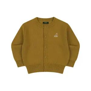 [캉골키즈](강남점)로고 포인트 니트 가디건 RD 0002 카키_ARDCCD00020KH