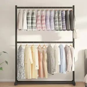 더조은 모던 2단 이동식 행거